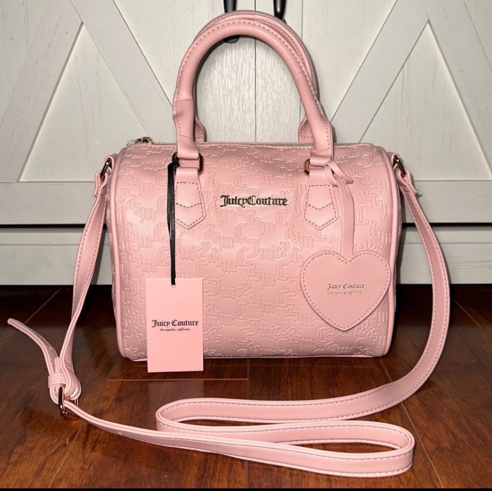 Juicy Couture Pink Diamond Bestseller Fame Satchel